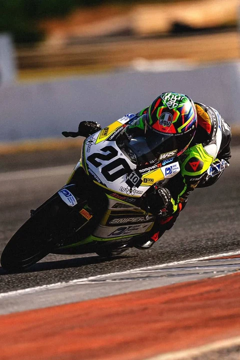Fynn Kratochwil beim Round 5 in Circuit Ricardo Tormo, Valencia, Spanien
