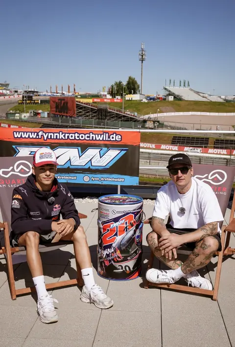 Fynn Kratochwil beim Round 5 Vorbericht in Sachsenring, Deutschland